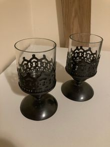 Gothic-Style Votive or Small Candle Holders