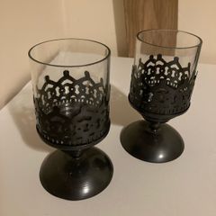 Gothic-Style Votive or Small Candle Holders