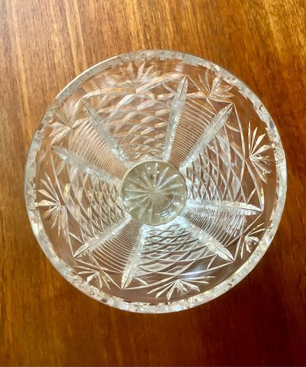Waterford Crystal Clare Cut 8" Vase, mid 1950s.