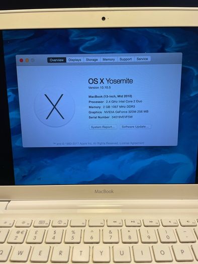 Apple Macbook (13-inch, Mid-2010)