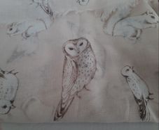 new accessorize scarf with Owl design tag attached