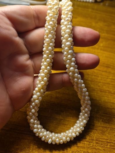Vintage White Faux Pearl Necklace
