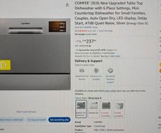 [NEW] Dishwasher countertop 6 places