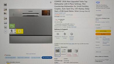 [NEW] Dishwasher countertop 6 places