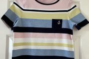 Size 12. Striped T Shirt by Laura Ashley