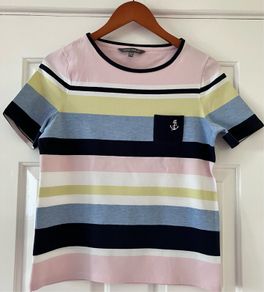 Size 12. Striped T Shirt by Laura Ashley