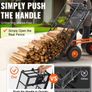 Heavy Duty Garden Dump Cart 399kg Metal Utility Wagon with Dump Function Image 5