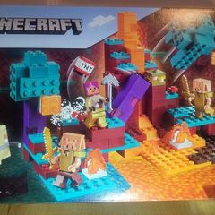 lego Minecraft warped forest