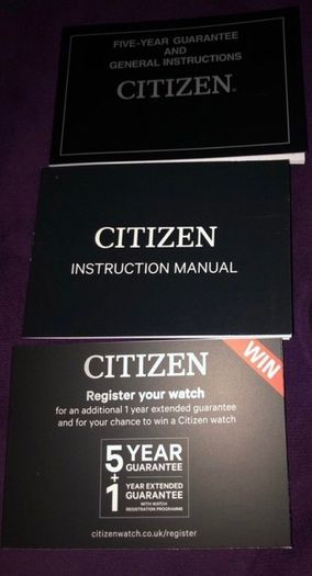 Citizen watch eco drive  Brand new 5 years warranty