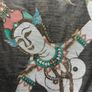 Vintage Framed Thai Silk Painting Image 2