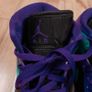 Nike Air Jordan 1 Mid Purple Turquoise Black Grape Sneakers Trainers 4UK/37.5EU/23.5cm Image 8