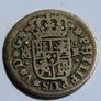 1730 Spanish Colonial Silver 1/2 Real Scarce Crowned M (Madrid) Philip V of Spain Image 2
