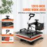 Heat Press 8 in 1 Heat Press Machine 38x30cm T-shirt Press Mug Printing Machine Multifuctional Heat Transfer Machine for T-shirt Mug Hat Plate Sublimation Printing Image 3