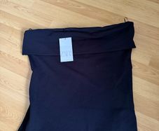 Zara black bandeau top Size XXL UK 16/18 New with tags