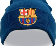BARCELONA Beanie Hat - Warm & Comfortable Winter Beanie Hats for Football Supporters - Cosy Hat with Team Logo