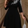 BNWT Amazing Black Dress size 20 + matching accessories available Image 2