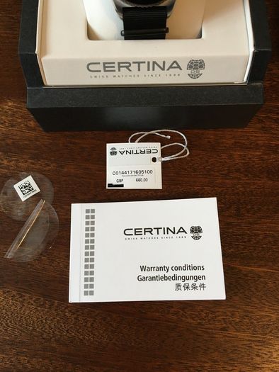 Certina DS First Ceramic Watch