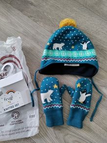 warm hat and mittens