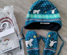 warm hat and mittens
