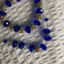 Glittery Beaded Necklace, Bracelet and Earrings Set Image 3