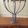 Brushed Stainless Steel candle holder Image 2
