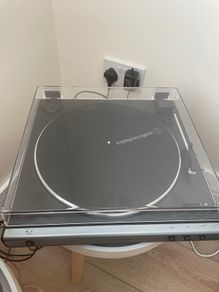 Audio Technica Record Player + Speakers