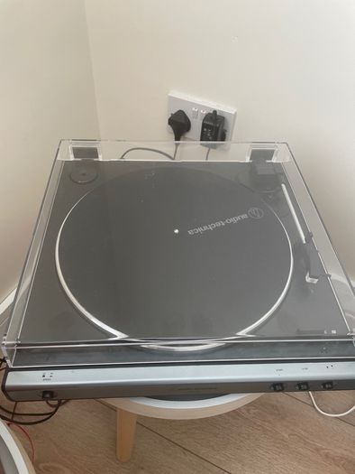 Audio Technica Record Player + Speakers