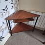 mid century corner table Image 6