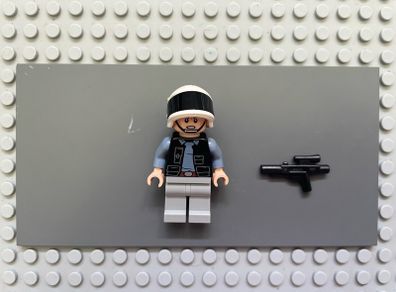 lego Star Wars sw0995 Rebel Fleet Trooper minifigure- Male, Vest with Pockets, Light Nougat Neck