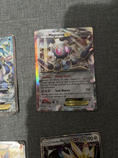 Damaged pokemon cards