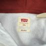 Levi's Mens White/Brown Fillmore Rugby Hoodie Size 2XL - Relaxed Fit Image 2
