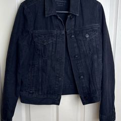 All Saints Black Denim Jacket