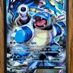 Blastoise EX Pokemon card (Near mint condition)