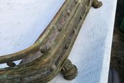 Victorian brass fender