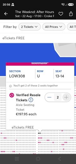 The Weeknd x2 saturday croke park