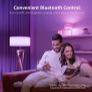 Colour Changing Light Bulb B22, Bluetooth APP Control LED Bulbs Bayonet, Dimmable RGB and White Light, Mood Light Image 4