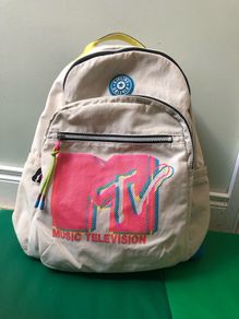 Kipling collaboration I WANT MY MTV! SEOUL nylon waterproof backpack