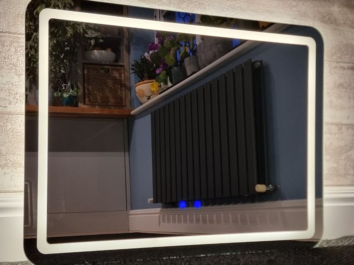LED Bathroom Mirror 80x60cm Antifog