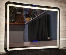 LED Bathroom Mirror Demister Antifog Touch Switch