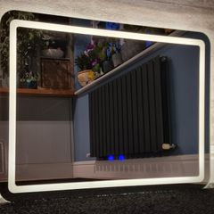 LED Bathroom Mirror Demister Antifog Touch Switch