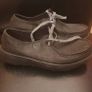 Black Ladies Fit Flop Lace up Shoes Image 2
