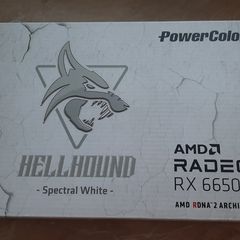 GPU Radeon Rx6650xt 8Gb Hellhound White