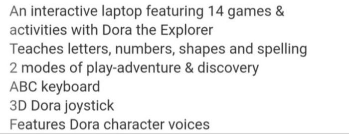 Dora Vtech Laptop (544) 1