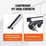 Roof Rack Crossbar 135.1 cm Length for Vehicle w/ Raised Side Rail Image 6