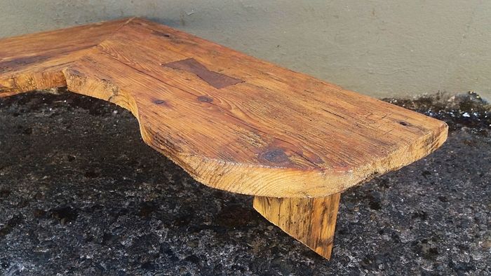 Country Style Driftwood Corner Shelf / Display