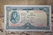 1 Pound Lady Lavery 31/5/48 IRISH NOTE