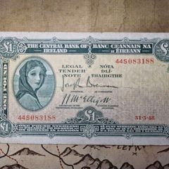 1 Pound Lady Lavery 31/5/48 IRISH NOTE