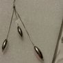 silver teardrop necklace Image 4