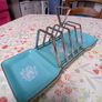 Vintage Chrome and Ceramic 1950s Toast Rack Image 6