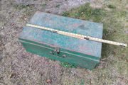 old metal trunk